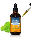 허브 Pharm 뇌 및 기억 액체 초본 공식 메모리 및 집중, 4 Fl Oz에 대 한 Ginkgo