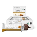 박사. Mercola 순수한 힘 땅콩 버터 단백질 막대기, 12의 서빙, 비 GMO, Soy 자유로운, 글루텐 자유로운, Vegan 단백질 막대기