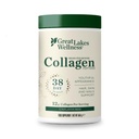 Great Lakes Gelatin, Collagen Hydrolysate, Pasture-Raised Grass-Fed, 비 GMO (4 온스 캔)