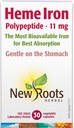 새로운 ROOTS HERBAL Heme 철 30 캡슐