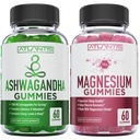 개량된 수면 & 강화된 몸 기능을 위한 Ashwagandha & 마그네슘 Gummies. Ashwagandha Boosts Mood & Energy - 마그네슘은 근육을 회복하고 주름을 완화하는 데 도움이됩니다 - Vegan