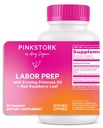 핑크 Stork Labor Prep 보충 – 세 번째 트리 에스테, Gentle Labor & Postpartum 지원, 임신 및 모유 수유, 60 Vegan 캡슐에 대한 저녁 Primrose 오일 & 레드 라즈베리 리프
