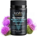 ELEVATE NUTRITION 우유 이틀 - 288 mg, 80 % Silymarin 추출물 - 120 Vegan 캡슐 - 다이어트 건강 보충 - Liver Function & Digestive Comfort 유지