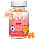 Lutein과 Zeaxanthin 보충 교재 Gummies, Bilberry, Saffron, 포도씨, Macular 건강, 건조한 눈, 시각 기능 - 오렌지 풍미, 60 조사를 위한 오메가 3를 가진 진보된 눈 비타민 보충교재