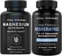생생한 비타민 마그네슘 글리세라이드 캡슐 + Resveratrol 캡슐