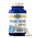 Folic 산 보충교재 – 높 순수성 비타민 B9 1,870mg DFE Folate, 1,100mg Folic 산 | Vegan, Non-GMO | 지원 세포질 건강, 에너지 생산 & Prenatal Wellness | 120의 캡슐