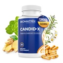 BioMatrix Candid-X Gut는 Berberine, Oregano, Sodium Caprylate, Chamomile, Ginger, PAU D'arco, 남성과 여성을위한 Digestive 보충교재로 클렌징합니다 | 90 캡슐