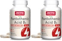 Jarrow Formulas Pantothenic Acid B5 500 mg - 100 Veggie Caps - Essential B 비타민 - 에너지 생산 및 대사 지원 - 100 서빙 (포장 2)