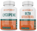 beta Sitosterol와 Lycopene의 결합을 묶으십시오