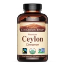 Ceylon Cinnamon Shop 유기 Ceylon Cinnamon (100% 인증) 보충, 180 캡슐, 3 개월 공급