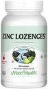 Maxi-Health 아연 Lozenges - 아연 시트레이트 10mg - 비타민 C - 체리 맛 - 60 Chewables - 코셔