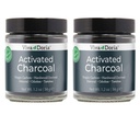 Viva Doria는 Charcoal 분말, Hardwood Derived, 음식 급료, 1.2 Oz 유리제 단지 (2 팩)를 활성화했습니다