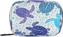 Naanle Vintage Sea Turtle Pill Box 7 Day Pill Case Travel Pill 주최자 가방 지퍼 휴대용 주간 케이스 컴팩트 크기 보충 비타민 홀더