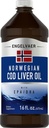 Piping Rock Cod Liver Oil Liquid | 16 fl oz | EPA DHA | Engelvaer Norwegian | 비 GMO, 글루텐 프리 보충교재
