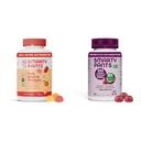 SmartyPants Kids Multivitamin Gummies 및 Probiotic Immunity 번들 : 오메가 3 생선 기름 (EPA / DHA), 비타민 D3, C, 비타민 B12, B6, 소화 및 면역 지원 보충 (30 일 공급)