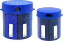 Monster Supplement Medication Pill 분배기 Compartment Labels - 추가 대형 알약 용기 병은 거의 모든 보충을 취급합니다 - Dispense (Monster Blue & Monster Jr. Blue)