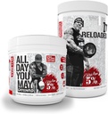 5% 영양 풍부한 피아나 번들 | AllDayYouMay Caffeinated BCAA Powder + Kill It Reloaded High-Stim Pre-Workout (Fruit Punch)