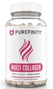 여성을위한 PUREFINITY 콜라겐 펩타이드 - 유형 I, II, III, V & X Biotin & Hyaluronic 산, 건강한 피부, 뼈, 헤어 & 손톱 지원 - 비 GMO, 잔디 볶음 (90 캡슐, 1 개월 공급)
