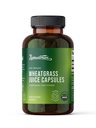 Sproutman - 100 % 순수 Wheatgrass - Aids Digestion - 비타민, 산화제, Chlorophyll, 효소, 미네랄 및 에너지 (150 알약)의 유기 Wheatgrass 주스 분말 캡슐