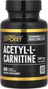캘리포니아 골드 영양 Acetyl-L-Carnitine, 500 mg, 60 Veggie 캡슐