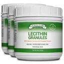Lecithin 과립 보충교재 | 자연적인 Soy Lecithin 분말은 Phosphatidyl Choline의 우수한 근원입니다 | Lactation 지원, 면역 기능 & 지원 뇌 건강, 16 oz