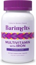 BariMelts Bariatric Multivitamin - 1 개월 공급 (60 빠른 용해 정제) - Sugar-Free - Post-Op Bariatric Vitamins - 천연 블루 베리 맛