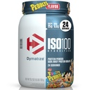Dymatize x 과일 Pebbles ISO100 Whey Protein Powder Isolate, 단백질 25g, 20 서빙, 5.5g BCAAs, 120 Cal., 글루텐 무료, 1g 지방, 1g 설탕, 2g Carb (24 서빙)