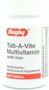 럭비 Laboratories Tab-A-Vite Multivitamin 철 Multimineral 보충교재 비타민 A, C, D Thiamin Riboflavin Niacin Folate Pantothenic 산 100 정제 (1의 포장)