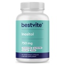 BestVITE Inositol 750 mg으로 Myo Inositol (120 채식 캡슐) - Stearates 없음 - Vegan - Non GMO - 글루텐 무료