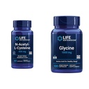 생활 연장 N 아세틸 L-Cysteine (NAC) & 글리신 1000 mg는, 휴식, 건강한 수면, 아미노산, 글루텐 자유로운, 비 GMO, 채식주의자, 100개의 캡슐을 승진시킵니다