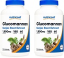 Nutricost Glucomannan 1,800mg, 180 캡슐 (2 병)