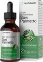 Horbäach Saw Palmetto Extract Liquid Drops | 2 Fl Oz | 알코올 프리 태피스 | 채식주의, 비 GMO 및 글루텐 무료 보충