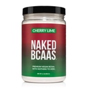 NAKED 체리 Lime BCAAs 아미노산 분말, 100% 순수한 2:1: 1 공식, 채식주의자 분기된 사슬 아미노산, 즉시로 처리되는 모든 자연적인 BCAA 분말 보충교재 - 501 그램, 34의 서빙
