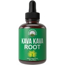 Kava Kava 뿌리 추출물 Calming 액체 하락 더 집중시키는 - 1:3 적출 비율. Relaxation, Calming, 자연 수면에 대한 채식 보충 보조. 설탕 무료 글루텐 무료 미국 테스트 Tincture