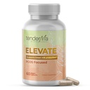 Elevate – PCOS는 Orgainc Goat의 Rue, Lion 's Mane, Shatavari 및 Ceylon Cinnamon과의 통합 래치드 지원 – Vegan, Non-GMO, Breastfeeding 엄마를위한 초본 보충 – 60 캡슐