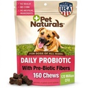 애완 동물은 개, 오리 풍미, 160 Chews를 위한 매일 Probiotics를 - 개를 위한 120M CFUs 전과 Probiotics 소화 건강, Gut 건강, 면역 지원, Diarrhea, 알레르기 및 가려움증