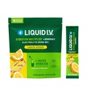 Liquid I.V.® Hydration Multiplier +Energy - Lemon Ginger | Electrolyte Powder Drink Mix | 1 팩 (14 인분)