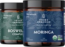 TRIBE ORGANICS Vitality Duo - Boswellia Complex - Moringa - 공동 지원, 근육 구호, 에너지, 체중 감소, 뇌 기능