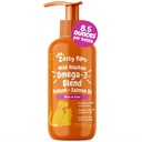 Zesty Paws Wild Alaskan Omega-3 혼합 Pollock + 개와 고양이를위한 연어 오일 - 피부 및 코트 지원, 애완 동물을위한 오메가 3 보충, 8.5oz