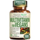 여성 및 남성을위한 Vegan Multivitamin - Essential Multivitamins & Multiminerals 90 정제 비타민 B12, A, D, C, 아연, 마그네슘 및 총 바디 웰니스에 대한 더 - 23 키 영양사 & 비타민