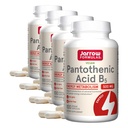 Jarrow Formulas Pantothenic Acid B5 500 mg - 100 Veggie Caps - Essential B 비타민 다이어트 보충 - 에너지 생산 및 대사 지원 - 100 서빙 (포장 4)
