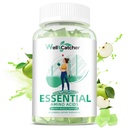 EAA Gummies Essential Amino Acids - 모든 9 Essential Aminos 및 모든 고정 체인 아미노산 (BCAAs) 근육 회복, 에너지 지원 설탕 무료 녹색 Apple 풍미 30 서빙
