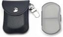 VOFOON 작은 알약 조직자, 지갑을 위한 여행 알약 상자, Keychain 알약 홀더, 소형 알약 콘테이너, 2배 매일 휴대용 약 비타민 상자, 물고기 기름 상자, 보충교재 상자