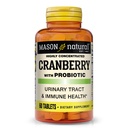 Probiotic, 2 개월 공급, 높은 집중, 지원 정상 면역 건강 및 유린 시스템, 60 정제와 함께 MASON NATURAL 크랜베리