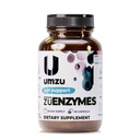 UMZU ZuEnzymes 소화 효소 보충 | 21 Gut Health Support, Digestion & Nutrient Absorption에 대한 효소 | 도움은 Lactose, Carbs, Proteins & Fats (30 일 공급 | 30 캡슐)
