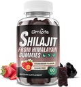 남자 & 여자를 위한 Shilajit Gummies, 85+를 가진 1000MG Shilajit 보충교재 무기물 & 에너지, Immunity, 설탕 자유로운, Strawberry-60 조사를 위한 Fulvic 산