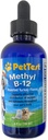 PetTest 메틸 B12 비타민 액체 하락 4fl oz (5000 MCG) Diabetic 애완 동물을 위한 Methylcobalamin를 가진 보충교재, 개와 고양이를 위한 에너지를 증가하는 최대 흡수