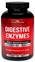 Divine Bounty Digestive Enzymes with Probiotics & Prebiotics with Lipase, Amylase, Bromelain - 남성과 여성을위한 건강한 소화 기관을 지원합니다 - 90 채식 캡슐
