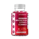 Vitamatic 여분 힘 마그네슘 Gummies – 봉사 당 255 mg (Elemental 마그네슘) – 60 Vegan Gummies 지원 Relaxation, 근육 & Nerve 기능, 뼈 건강 & 에너지 생산