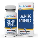 우수한 근원 Calming 공식, L-Theanine, Melatonin, 혀의 밑에 빠른 용해 MicroLingual 정제, 60 Ct, 강화한 Serotonin 변환, 잠 지원, 비 GMO를 위한 5-HTP